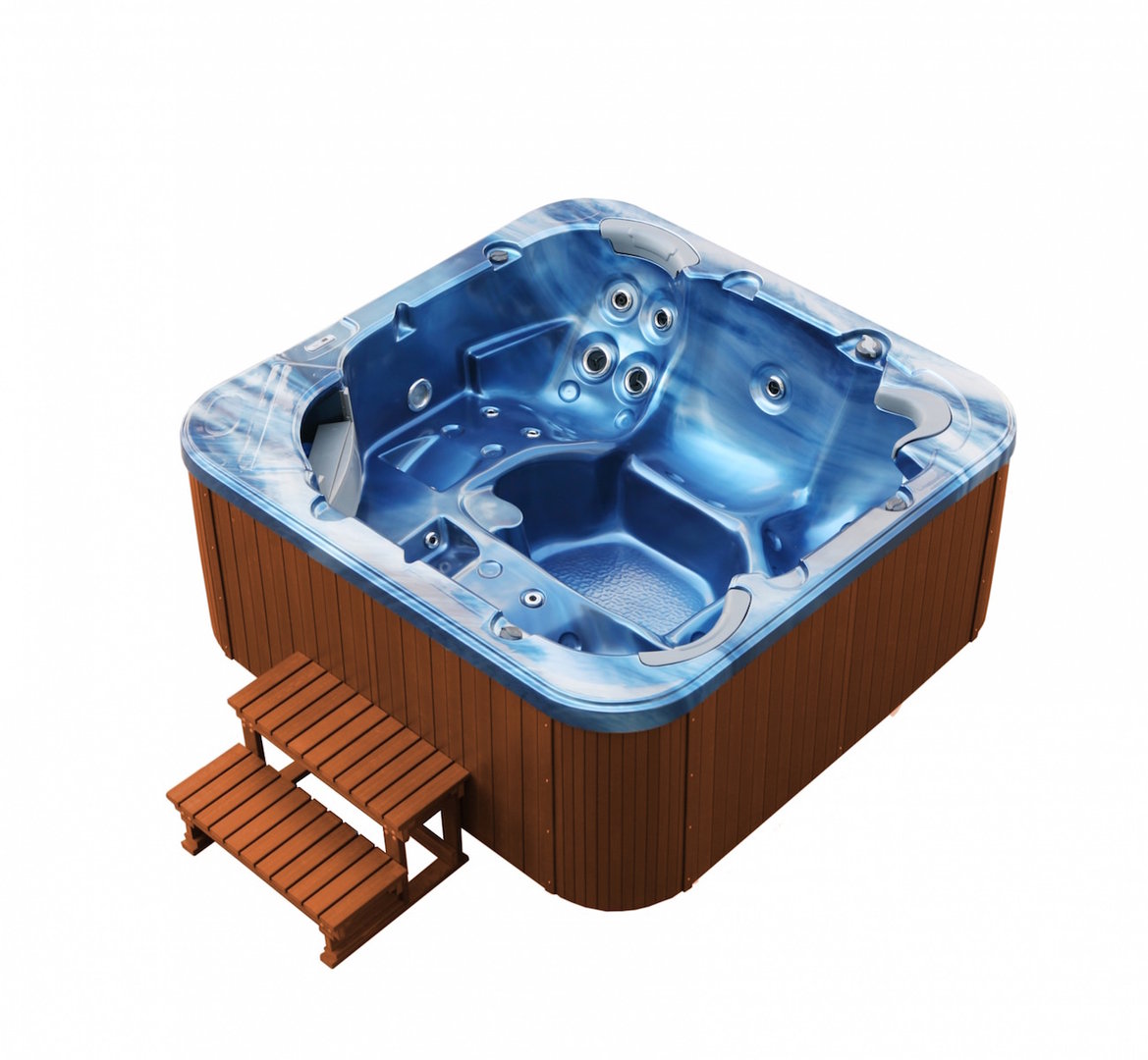 Outdoor Whirlpool Torina in ozeanblau / teak 215 x 215 cm Unkategorisiert online kaufen Outdoor Whirlpool Torina in ozeanblau / teak 215 x 215 cm Unkategorisiert online kaufen