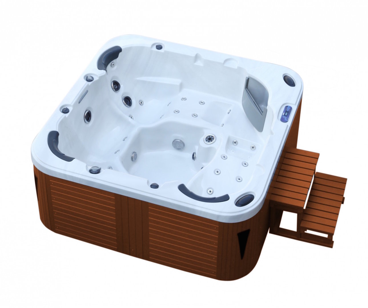 Outdoor Whirlpool Torina Sterling Silber und Teak, 215 x 215 cm Unkategorisiert online kaufen Outdoor Whirlpool Torina Sterling Silber und Teak, 215 x 215 cm Unkategorisiert online kaufen