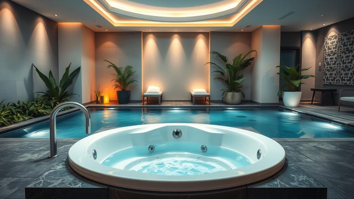 Luxuriöse Whirlpool Badewanne für Ihr Wellnessbad