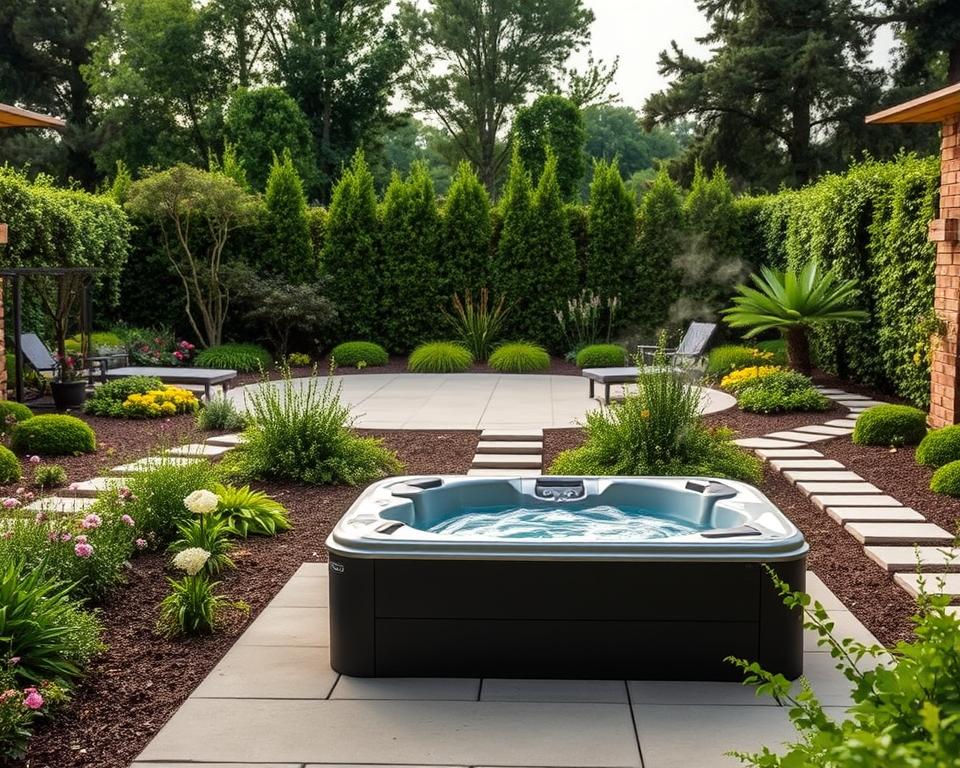 Whirlpool Standort Planung Garten