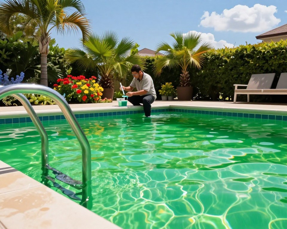 Chlorüberdosierung im Pool